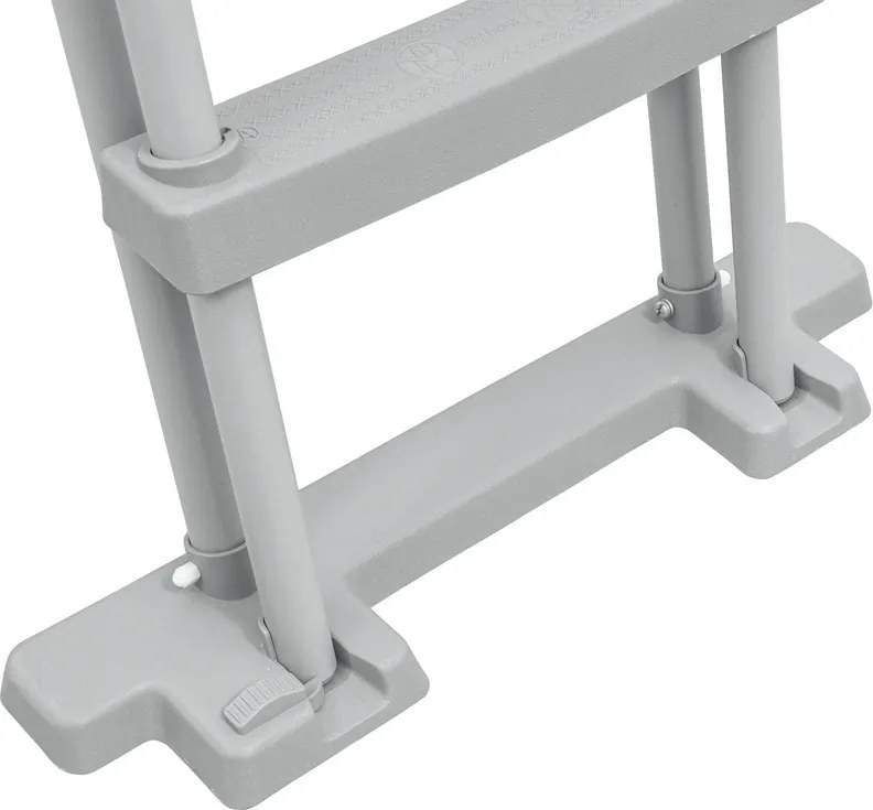 Bazénový rebrík Bestway 132 cm - bezpečný, protišmykový, kovový 58332