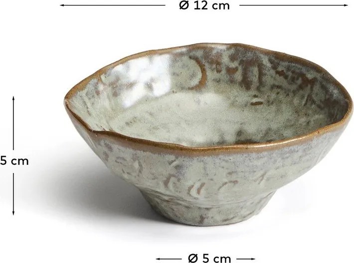 Sivá keramická polievková miska Alenia – Kave Home