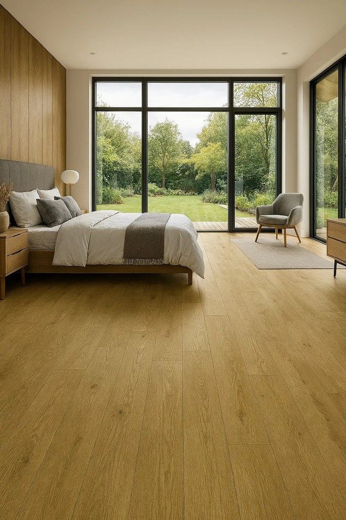 PVC podlaha - lino Traffic 50 633-08 Jackson, na mieru, šíře 2m,3m,4m, hnedá, bez podkladu, chodba / predsieň, Lentex