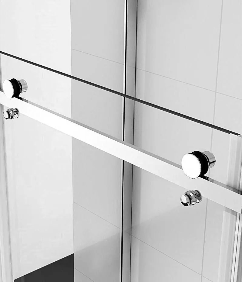Rea - NIXON posuvné sprchové dvere, ľavé, chróm, 150 x 190 cm, REA-K5008