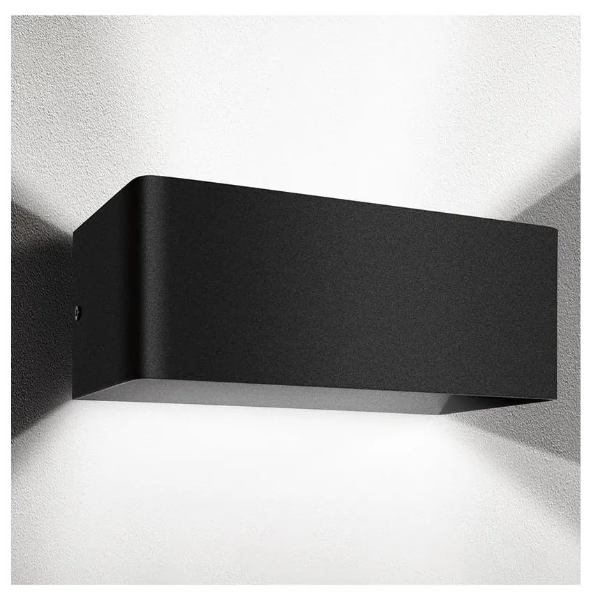 Aigostar - LED Nástenné svietidlo LED/12,5W/230V 20x10 cm čierna