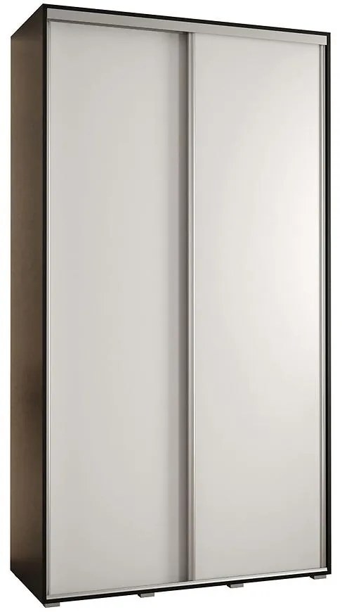 Skriňa 45 Canaris 1 140 čierna/biela/silver