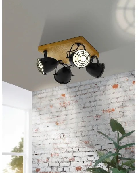 Eglo 49079 - Bodové svietidlo GATEBECK 4xE14/40W/230V