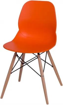 SODY WOOD stolička Oranžová