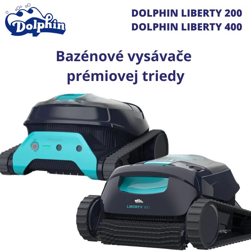 DOLPHIN LIBERTY 200, bezkáblový bazénový vysávač AKU