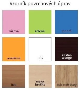 Detský písací stôl HAPPY bez motívu - TYP 1