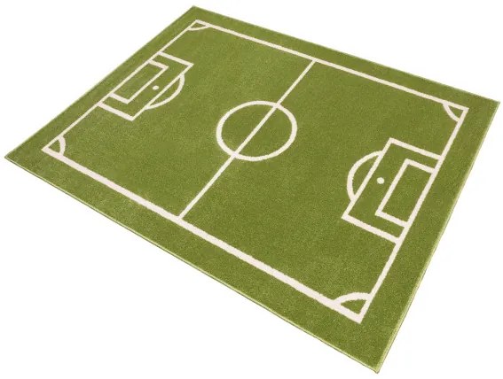 Koberec CLARA KIDS 02922A Ihrisko zelený / krémový
