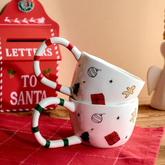 Hrnček LOLLA s veľkým červeným uchom 717086717079 300 ml