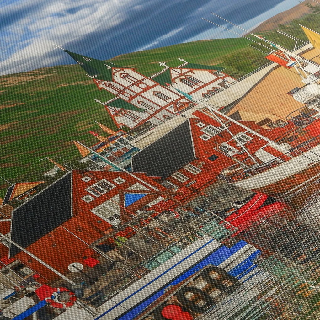 Obraz - Húsavík (90x60 cm)