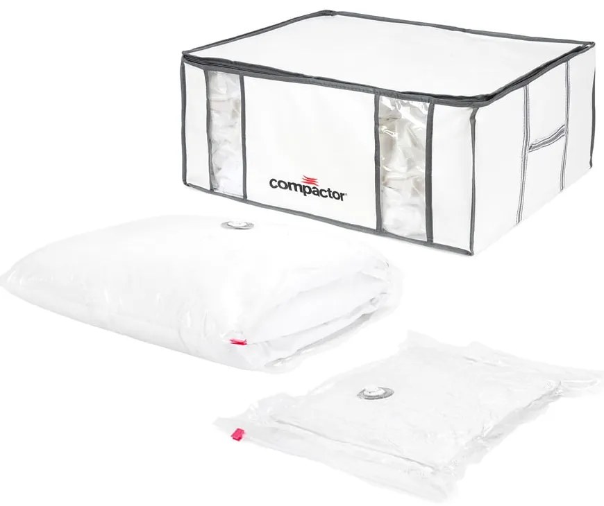 Vákuový/vystužený látkový úložný box na oblečenie 65x45x26,5 cm Life – Compactor