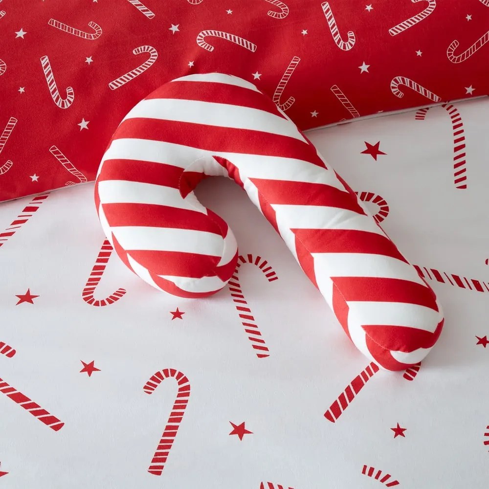 Dekoračný vankúš s vianočným motívom 50x30 cm Candy Cane - Catherine Lansfield