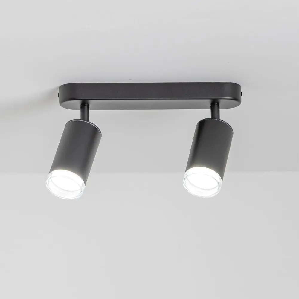 Brilagi - Kúpeľňové bodové svietidlo SELE 2xGU10/30W/230V IP44 čierna