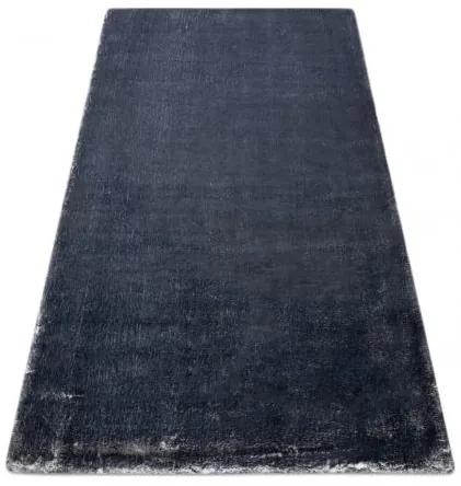 Koberec prateľný LAPIN Shaggy, protišmykový , slonová kosť, čierna Veľkosť: 80x150 cm