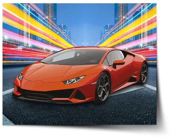 Sablio Plagát Športové auto 2 - 90x60 cm