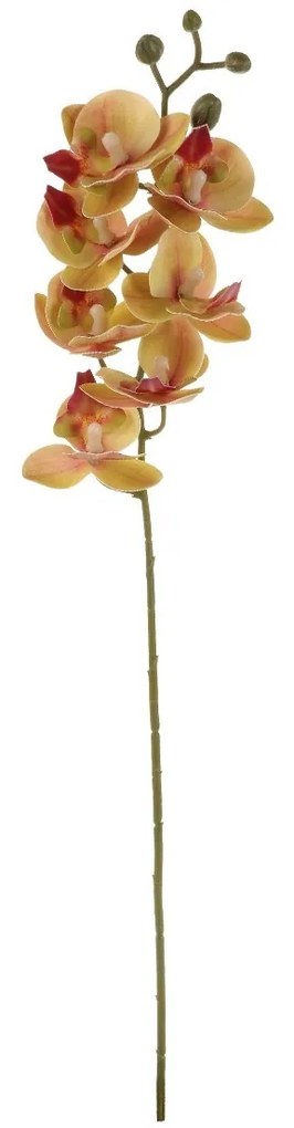 Umelá kvetina Orchidea tmavoružová, 10 x 10 x 63 cm