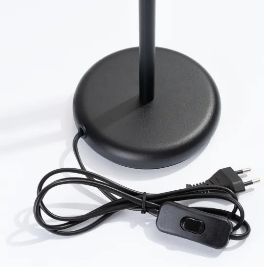 Sollux SL.1469 - Stolná lampa PASTELO 1xG9/8W/230V čierna