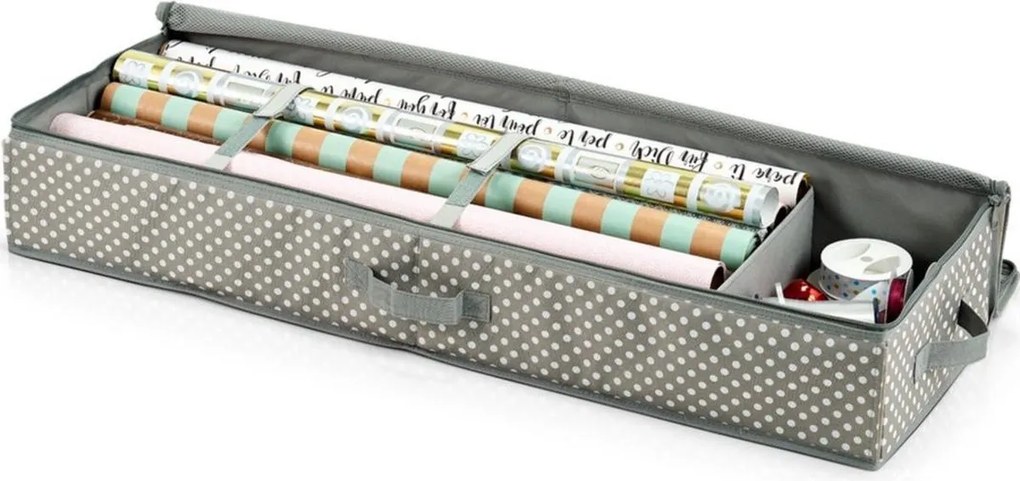 Zeller Present 2. jakost - Organizér na balící papír a potřeby, úložný box na zip, GIFTWRAP