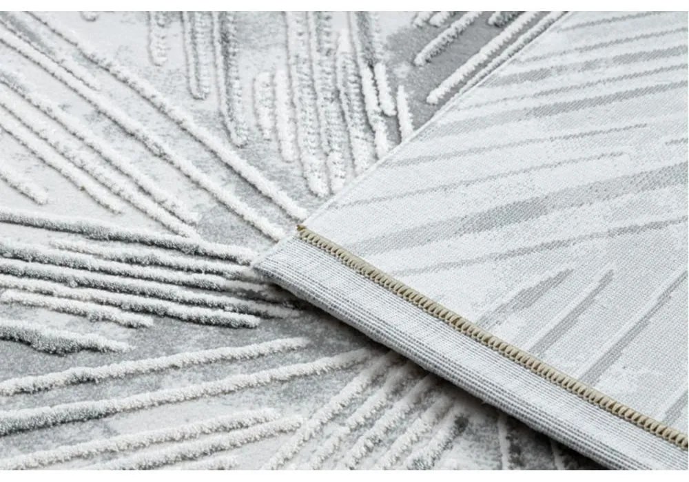 Luxusný kusový koberec akryl Zoe šedý 240x340cm
