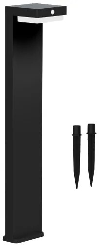 Zuma Line PT33813 - LED Solárna lampa GRID LED/4,5W/2000 mAh IP44 čierna