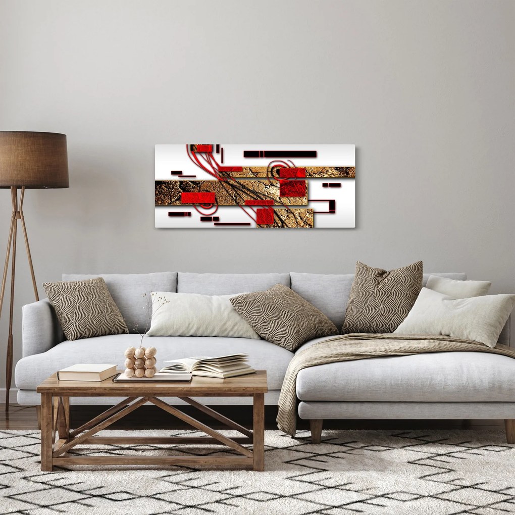 Obraz abstrakcie (120x50 cm)