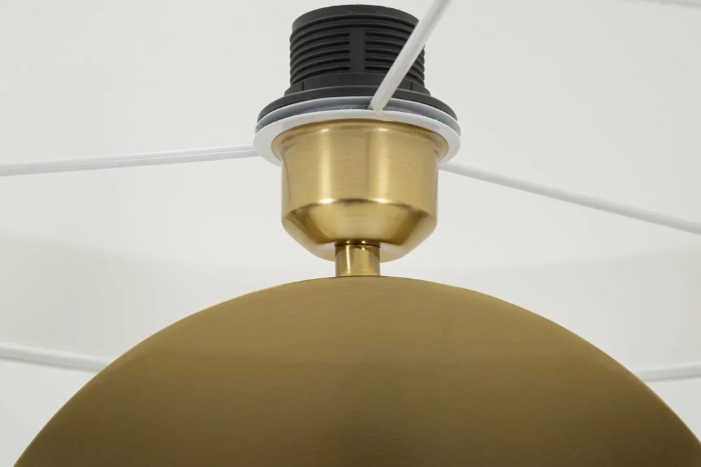 Stojacia lampa Coiny 151 cm biela/zlatá