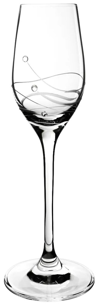 ELITE GLASS Classic - poháre na likér so Swarovski® Elements | sada 6 ks