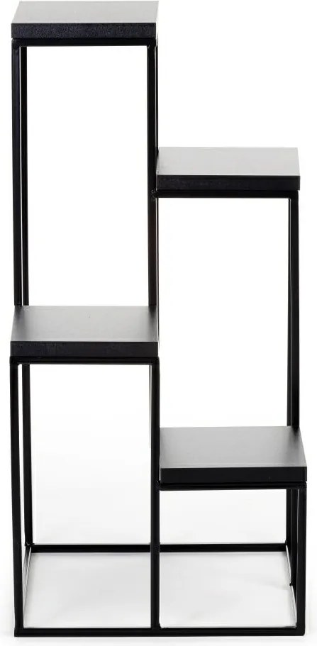 STOJAN NA KVETINÁČ KASKADA 70X40X40 CM ČIERNA