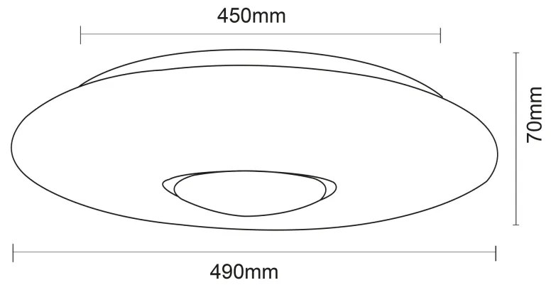 GLOBO SULLY 41367-40 Stropné svietidlo