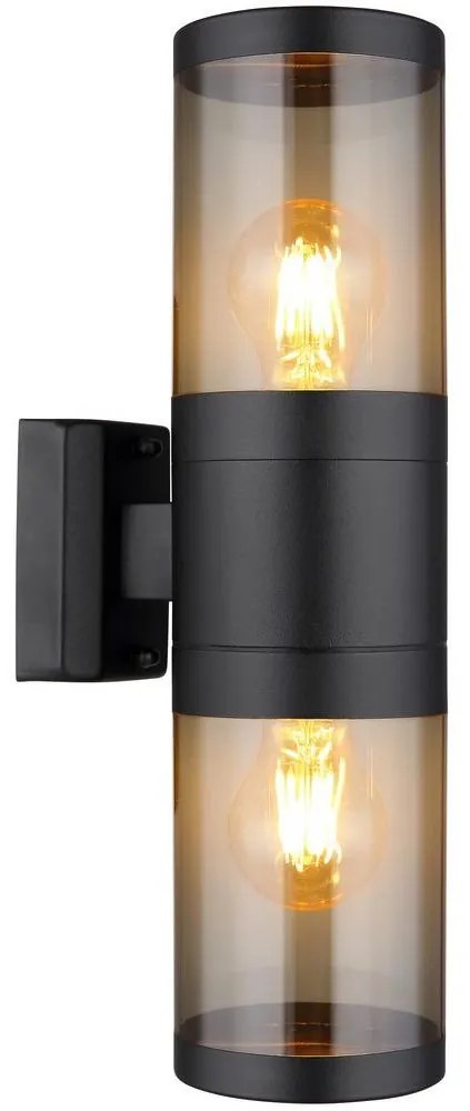 Globo 32014-2BS - Vonkajšie nástenné svietidlo XELOO 2xE27/60W/230V IP44