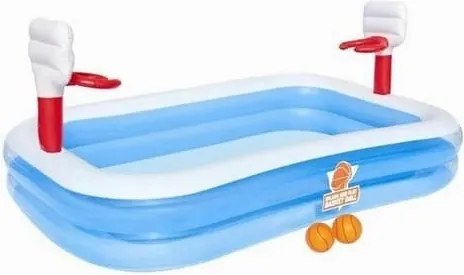 Nafukovací bazén s basketbalovými košmi Bestway 254x168x102 cm