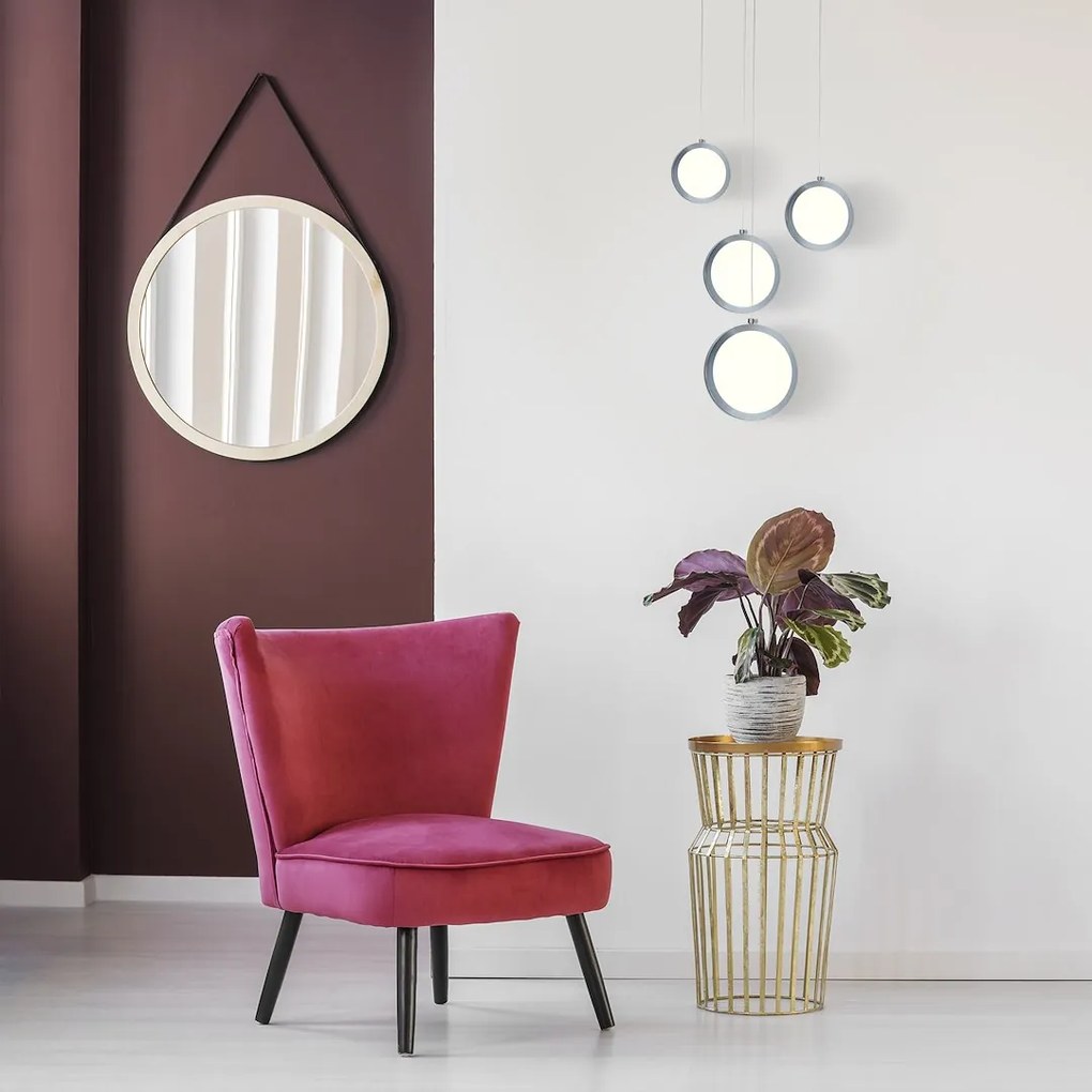 Závesné LED svietidlo Circolo, 1x LED 29w, 4000k, ch