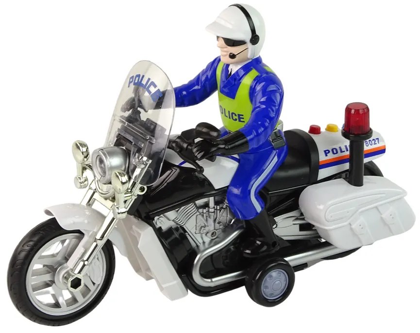 Lean Toys Policajná motorka s policajtom