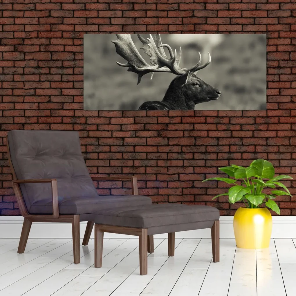 Obraz - Jeleň (120x50 cm)