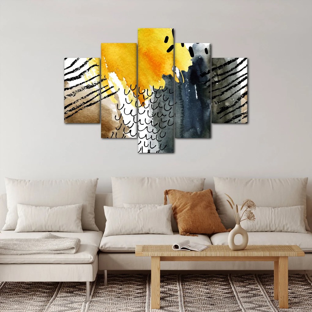 Obraz - Abstraktný akvarel (150x105 cm)