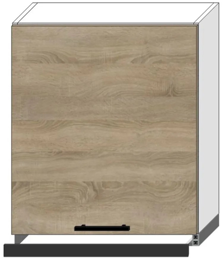 Skrinka do kuchyne Bono W60/68 Slim Pl s Digestor striebro D