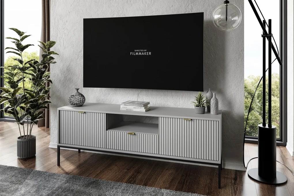 TV stolík CORA šedá matná