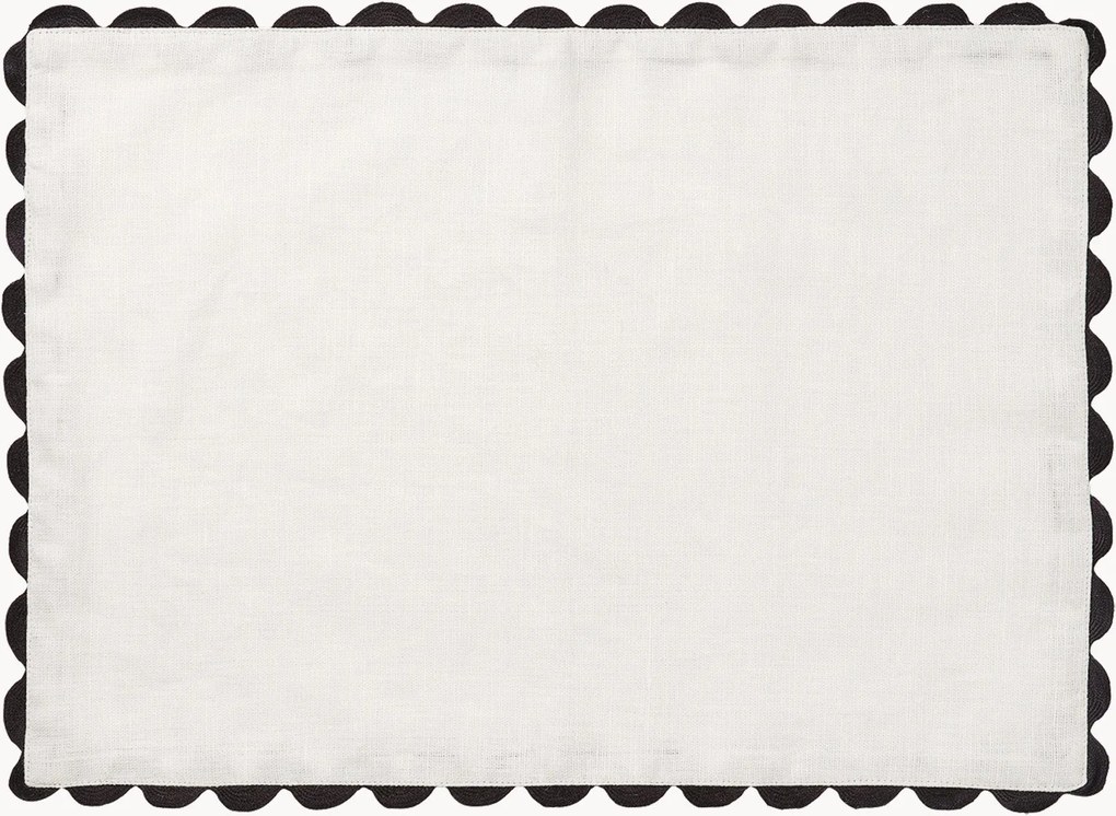 Ručne vyrobené ľanové prestieranie Willow