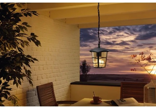 Eglo 93406 - Vonkajší LED luster ALORIA 1xE27/8,5W/230V IP44