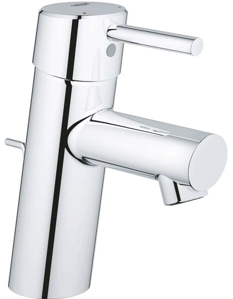 GROHE Concetto páková umývadlová batéria s odtokovou súpravou s tiahlom, výška výtoku 66 mm, chróm, 32204001