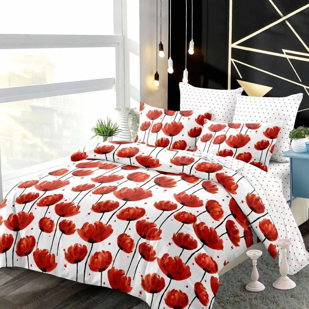 Obliečky Homa AMADA POPPY 7-dielna sada 140x200 cm