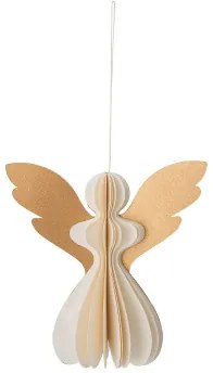Papierový skladací anjel Jondi Cream Gold Bloomingville