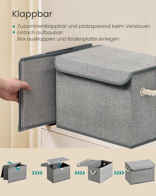 Set stohovateľných boxov RFB050GD01 (3 ks)