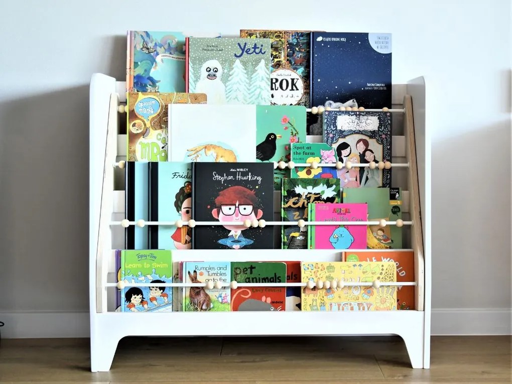 Montessori knižnica do detskej izby s počítadlom