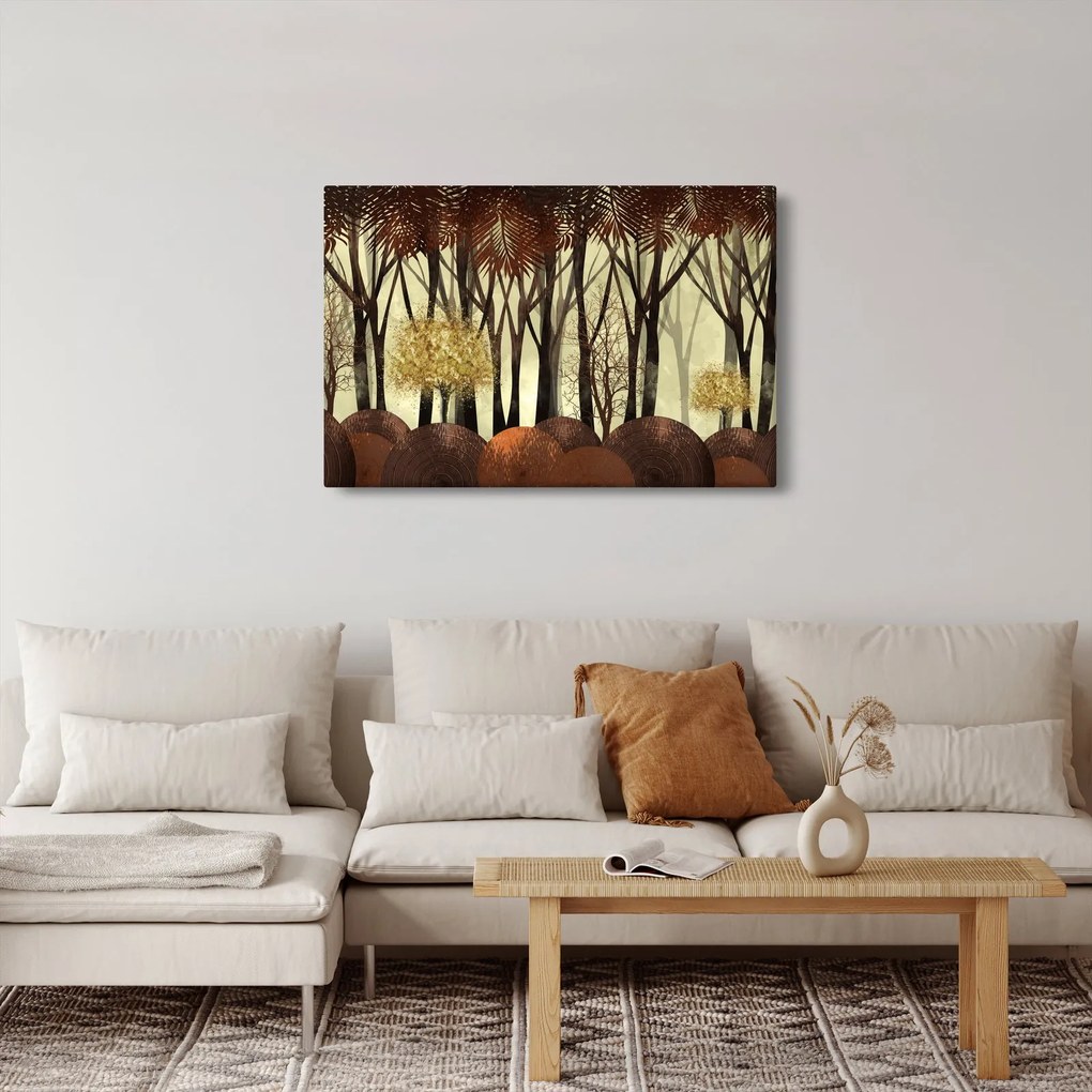 Obraz - Dekoratívne les (90x60 cm)