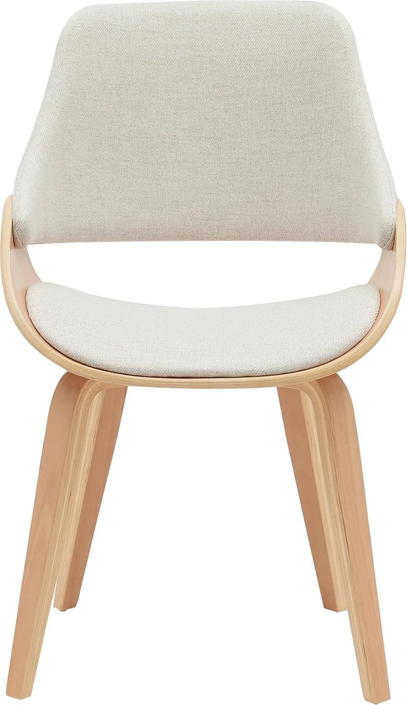 Sada 2 ks jedálenskej stoličky Vangale, látka - natura/krémová