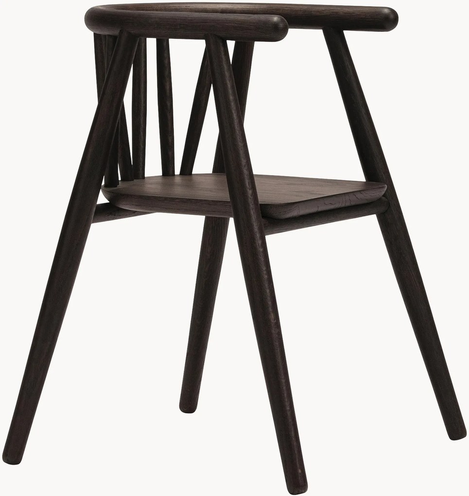 Ručne vyrobená detská stolička z dubového dreva Storm