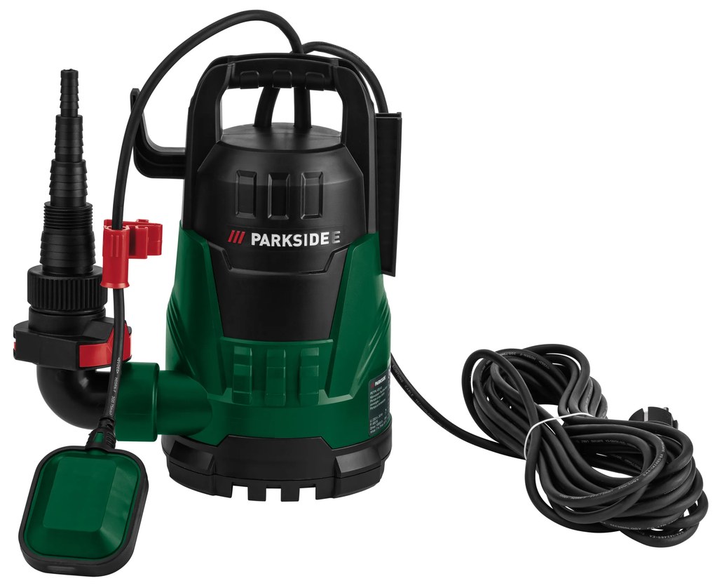Parkside® Ponorné čerpadlo na čistú vodu Petpk 400 A1, 10 000 l/h (100388463)