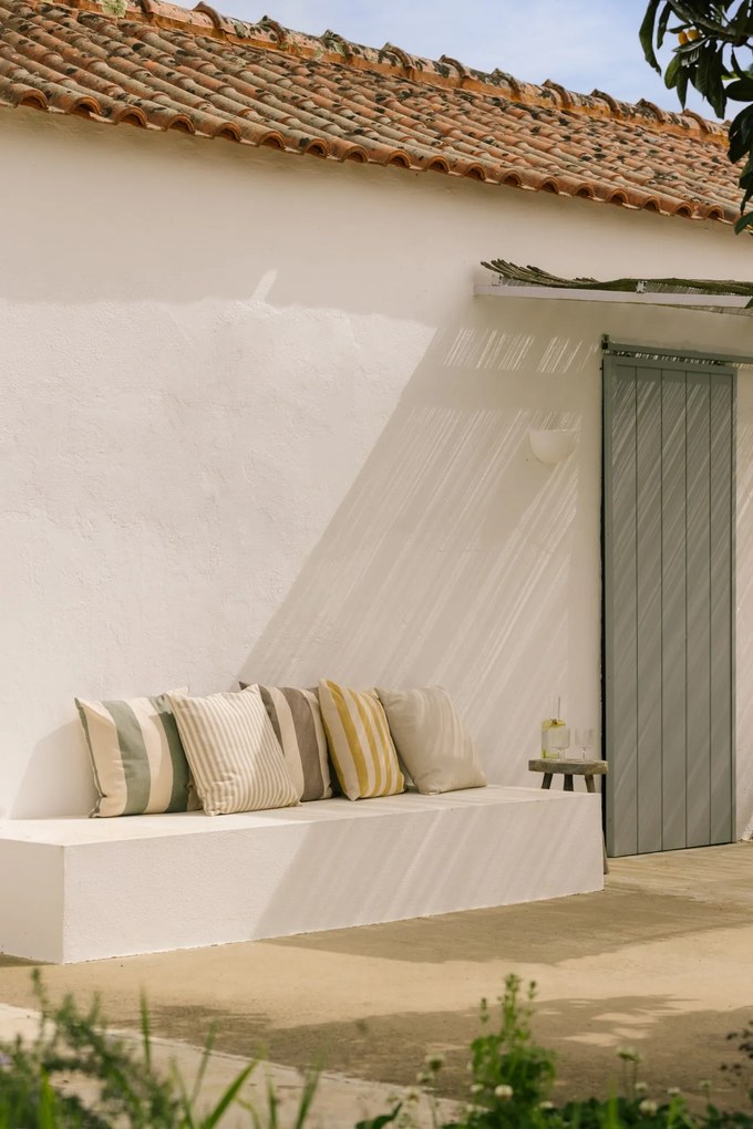 Ferm Living Vonkajší poťah na vankúš Strand Sand 50 × 50 cm