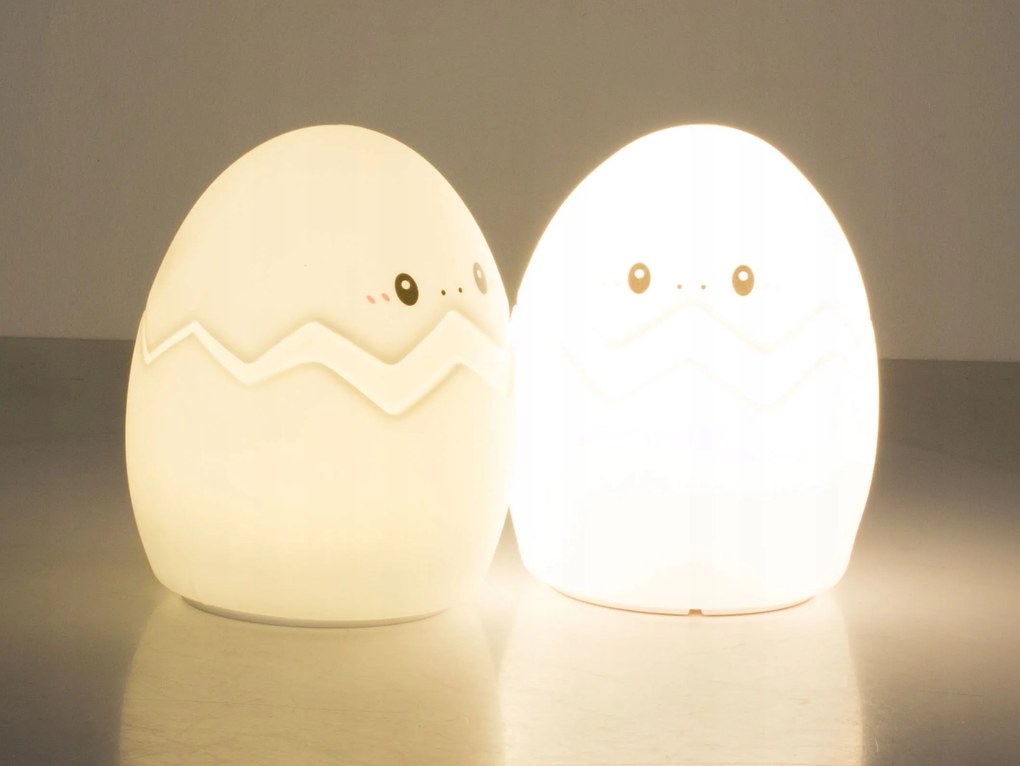 LED detské nočné svetlo GEPI 12,5 cm, biela
