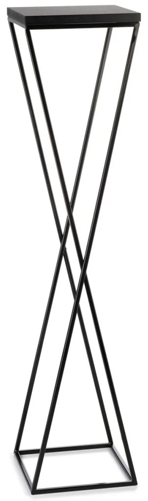 Kvetinový stojan LOFT II 100 cm čierny